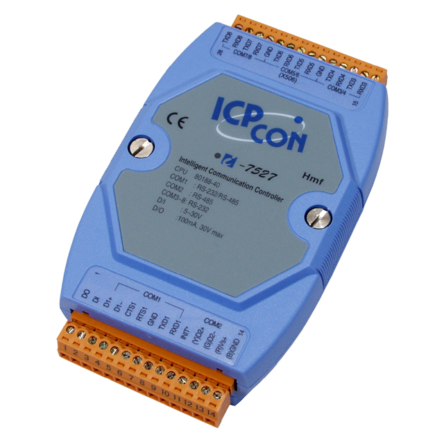 ICP DAS USA INC I-7527 - Serial a serial Bloque de terminales