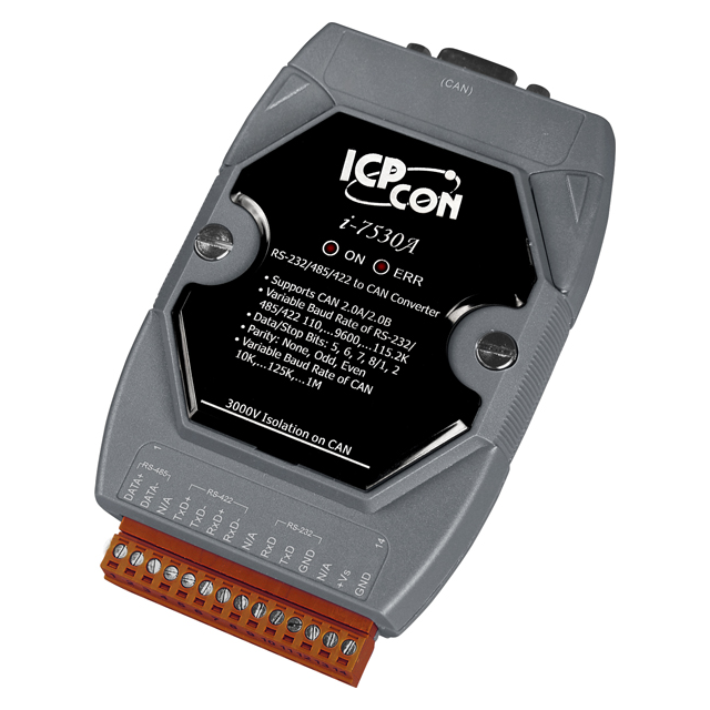 ICP DAS USA INC I-7530A - Serial a CAN D-Sub 09 Pos (DB9) macho