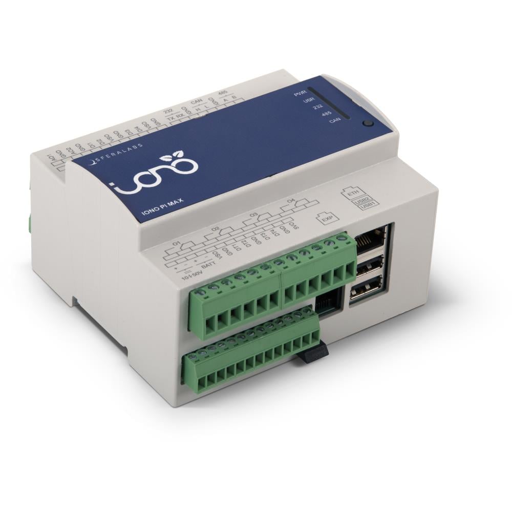 Sfera Labs ICMX20X4L Iono Pi Max IONO PI MAX V2 4S LITE 18 - Digital (8), Analog (8), Sensor (2)