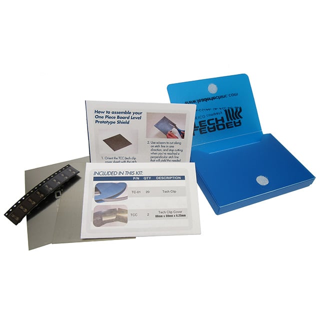 Leader Tech Inc. KIT TECH CLIP - Kit de clip con blindaje contra EMI 20 piezas (20 valores - 1 cada una)