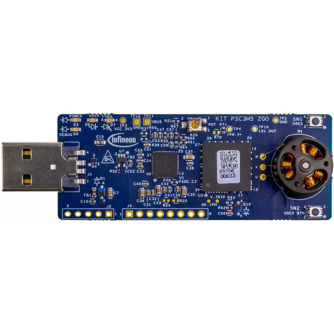 Infineon Technologies KITPSC3M52GOTOBO1 PSOC™ Power Management Motor Controller/Driver