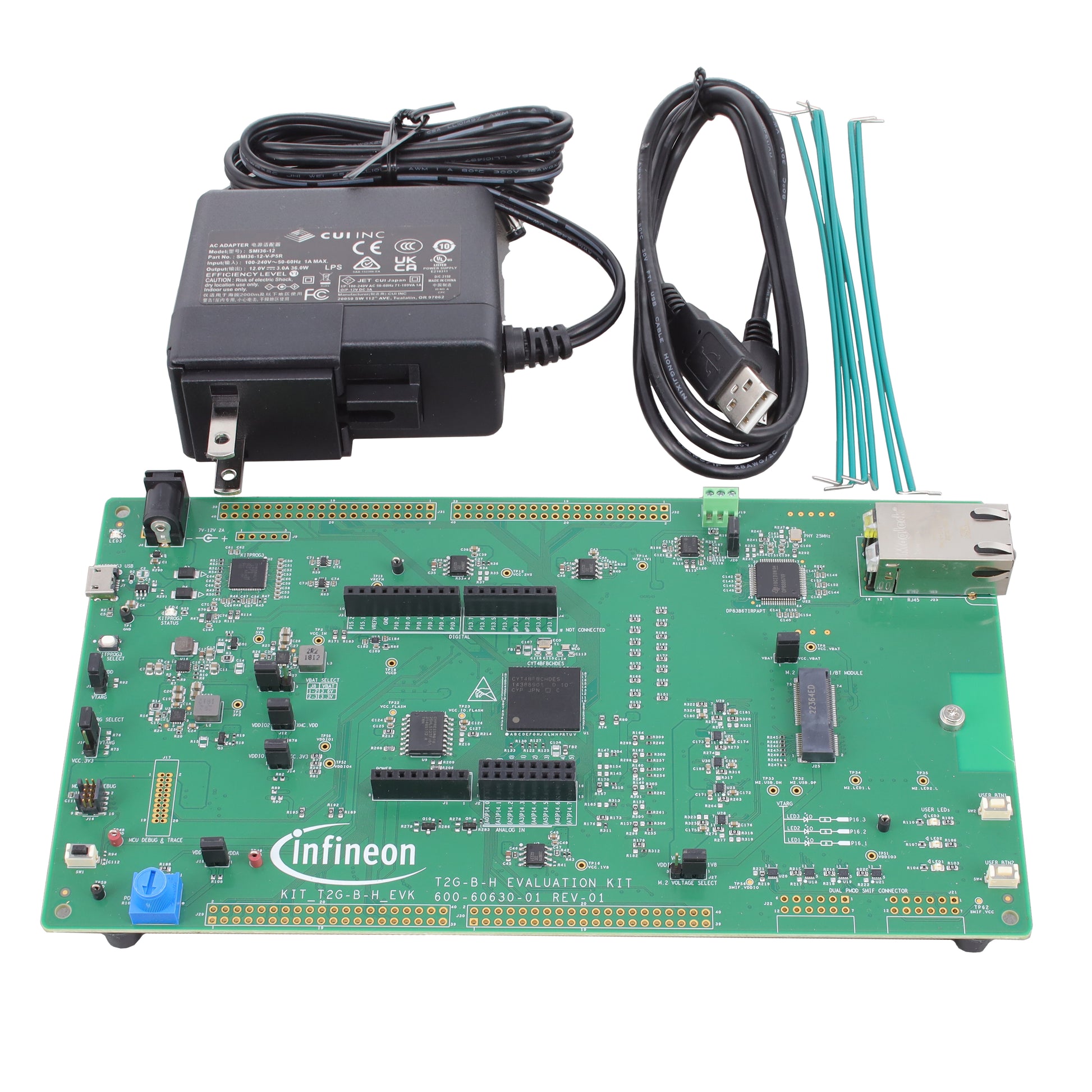 Infineon Technologies KITT2G-B-HEVK TRAVEO™ MCU 32-Bit