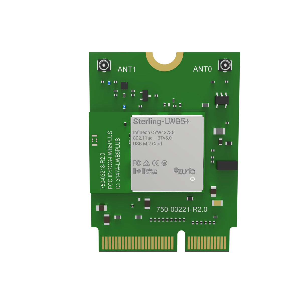 Ezurio 453-00049 Sterling-LWB5+ 802.11ac, BlueTooth v5.0