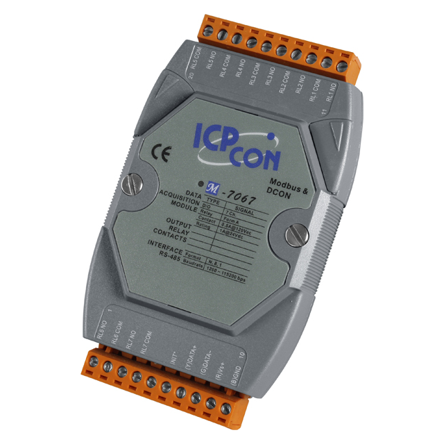 ICP DAS USA INC M-7067 7061 Input, Output (I/O) Module -
