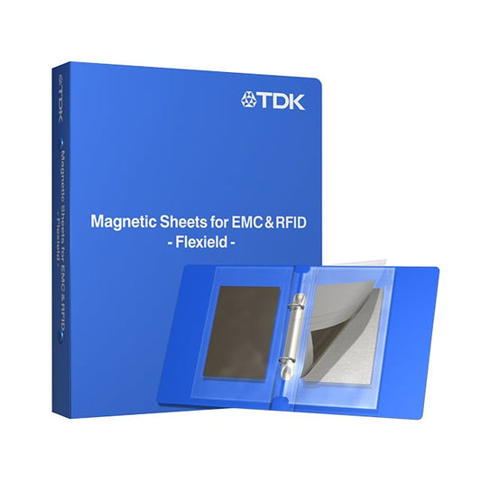 TDK MAGNETIC SHEET SAMPLE KIT - Kit de muestra de absorción de interferencia electromagnética (EMI) Hojas surtidas de 140mm x 95mm