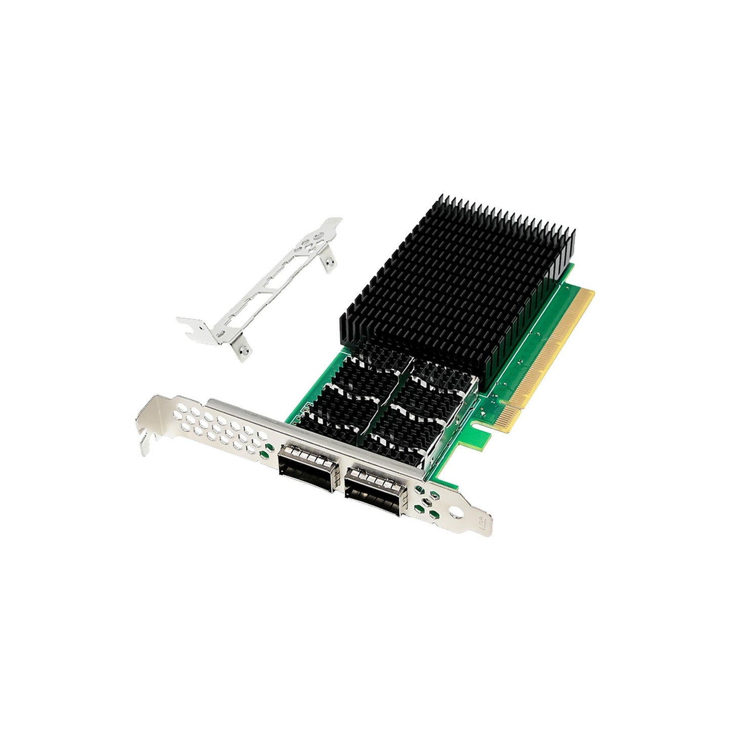 ATGBICS PCIEx16-100Q56-2-NVX6-AT - 100/50/40/25/10/1GbE QSFP56 PCI Express