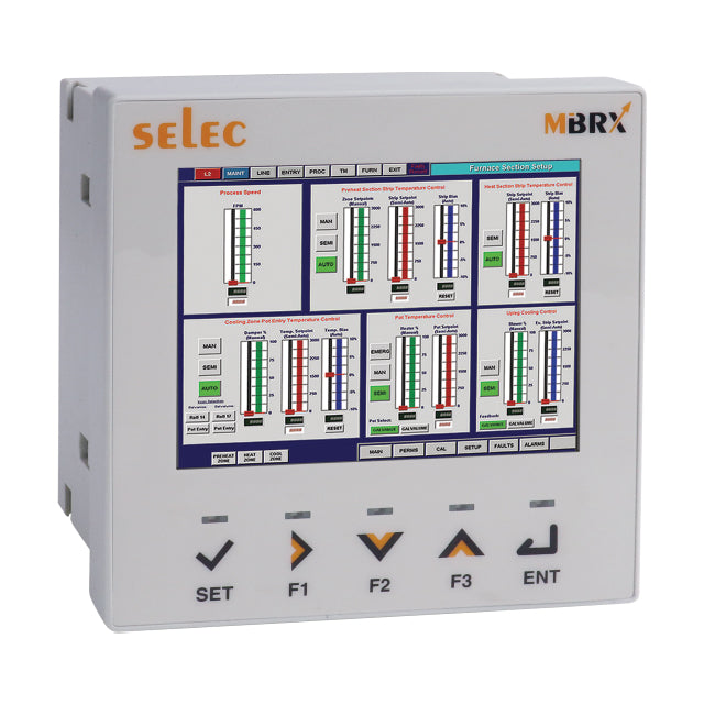 Selec Controls USA Inc. MIBRX-DSP-IND-96-8-0-00-C MIBRX Pantalla Serie MiBRX