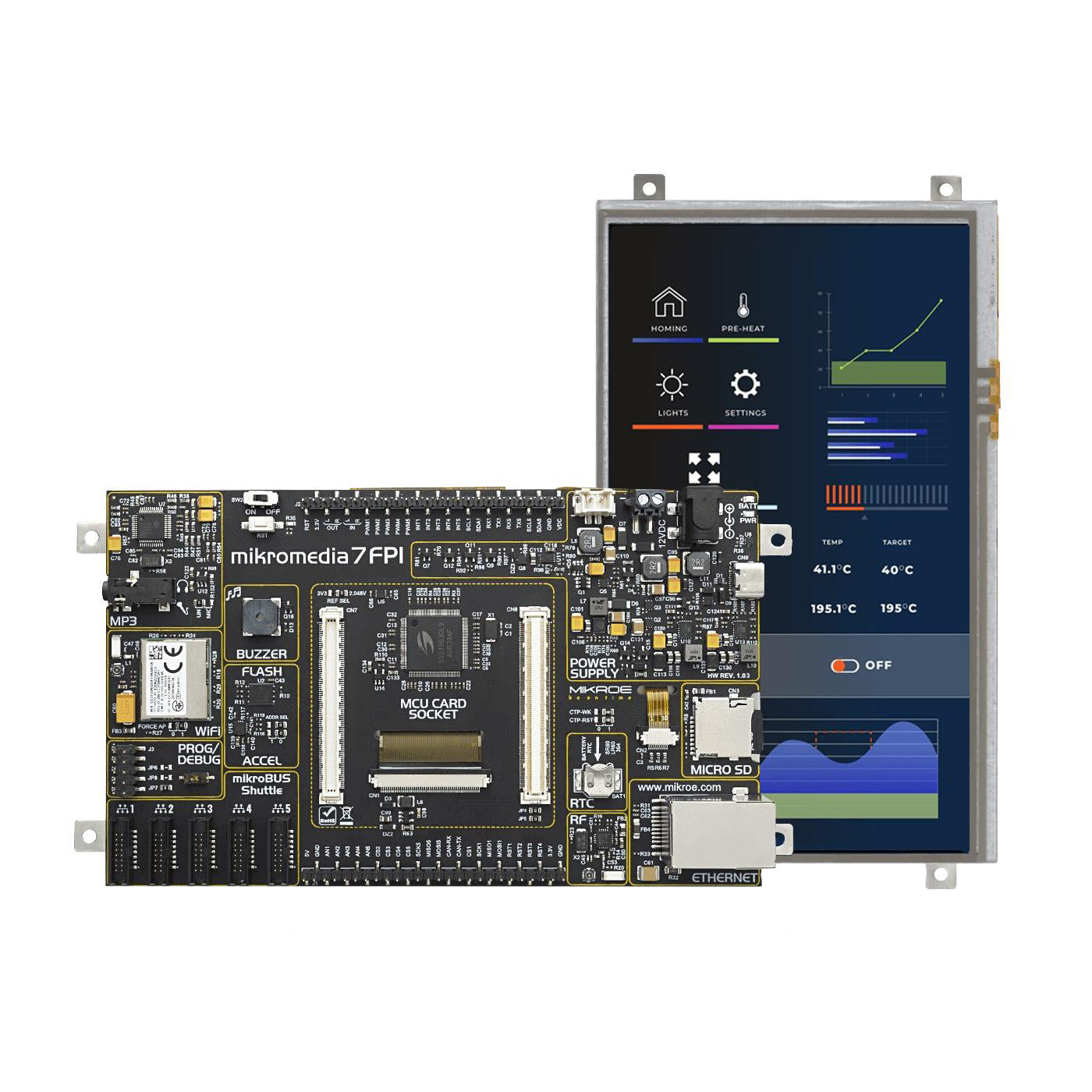 MikroElektronika MIKROE-6148 STM32F4 MCU 32-Bit