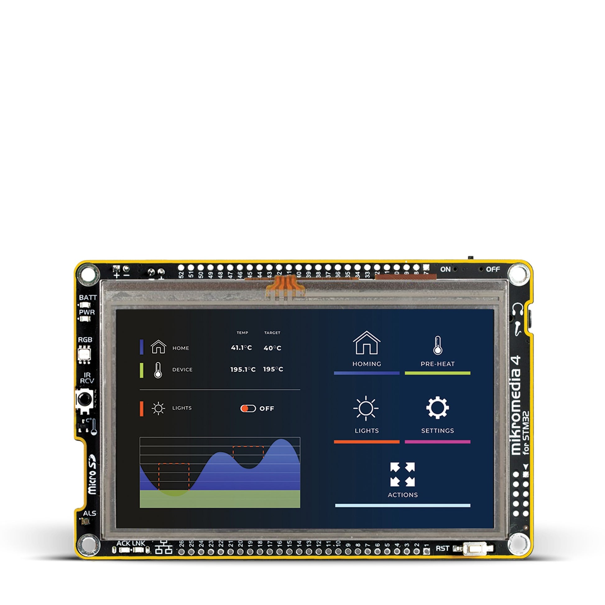 MikroElektronika MIKROE-6151 STM32F4 MCU 32-Bit