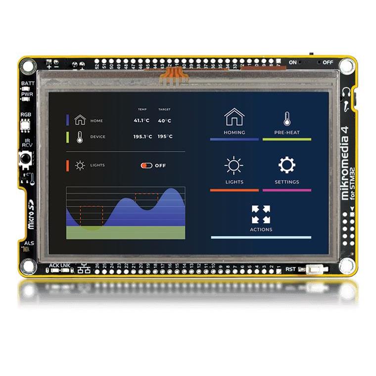 MikroElektronika MIKROE-6172 STM32F7 MCU 32-Bit