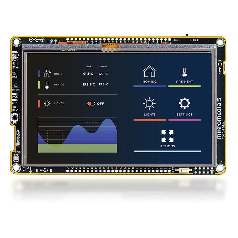 MikroElektronika MIKROE-6173 STM32F7 MCU 32-Bit