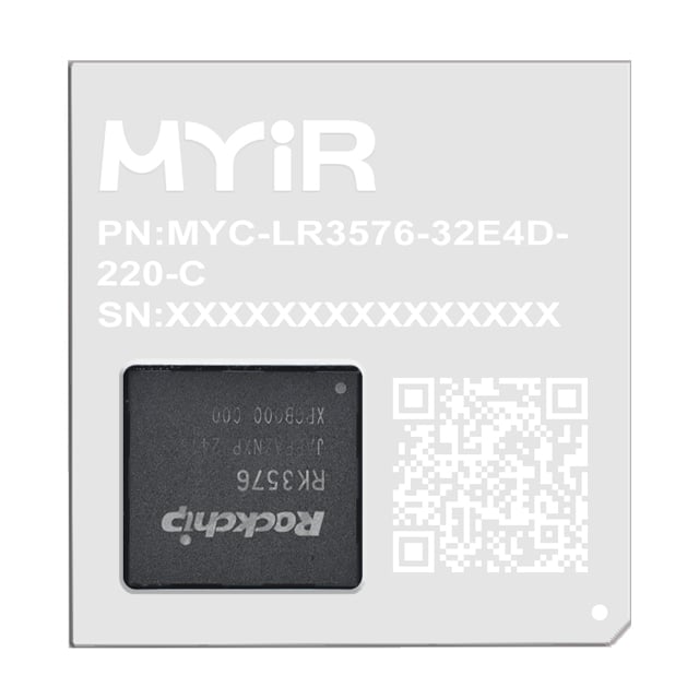 MYIR Tech Limited MYC-LR3576-32E4D-220-C MYC-LR3576 MPU Core ARM® Cortex®-A53, ARM® Cortex®-A72