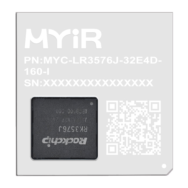 MYIR Tech Limited MYC-LR3576J-32E4D-160-I MYC-LR3576 MPU Core ARM® Cortex®-A53, ARM® Cortex®-A72