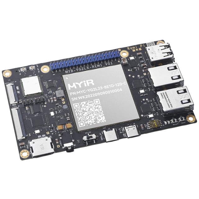 MYIR Tech Limited MYD-YG2L23-8E1D-120-C-REMI RZ/G2L Remi Pi, RENESAS RZ/G2L MPU ARM® Cortex®-A55, Cortex®-M33
