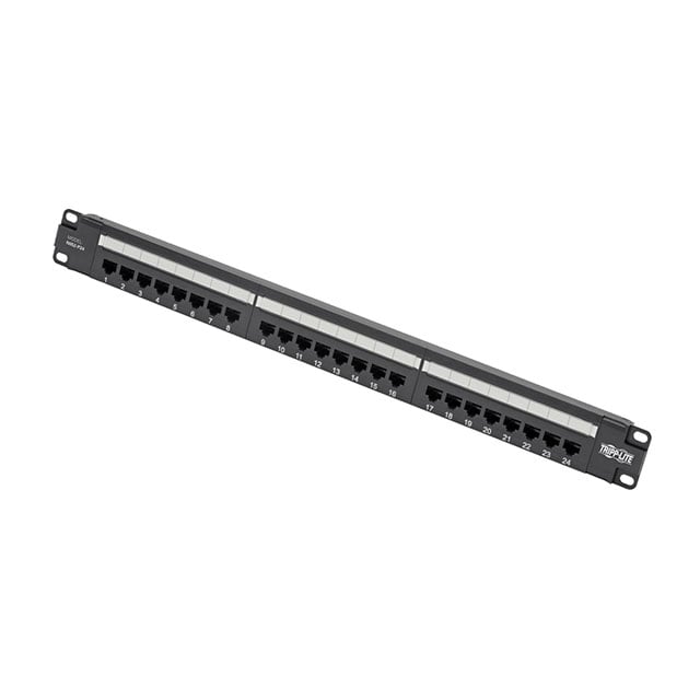 Eaton Tripp Lite N052-P24 Network Patch Panel, Cat5e RJ45