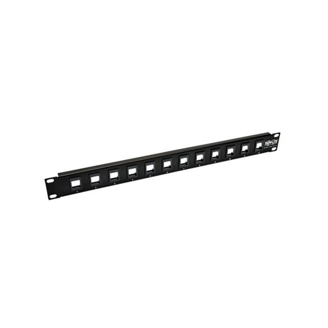Eaton Tripp Lite N062-012-KJ Network Modular Panel, Keystone RJ45 Jack (Not Provided)