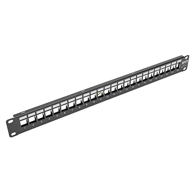Eaton Tripp Lite N062-024-KJ-SH Network Modular Panel, Keystone RJ45 Jack (Not Provided)