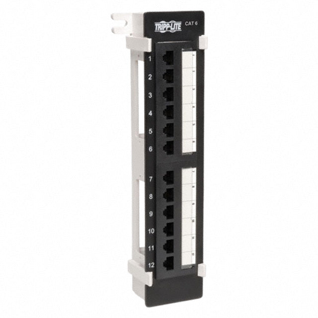Eaton Tripp Lite N250-012 Network Patch Panel, Cat6 RJ45