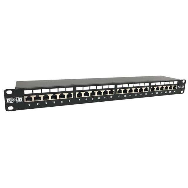 Eaton Tripp Lite N252-024-6A-SH Network Patch Panel, Cat6A RJ45