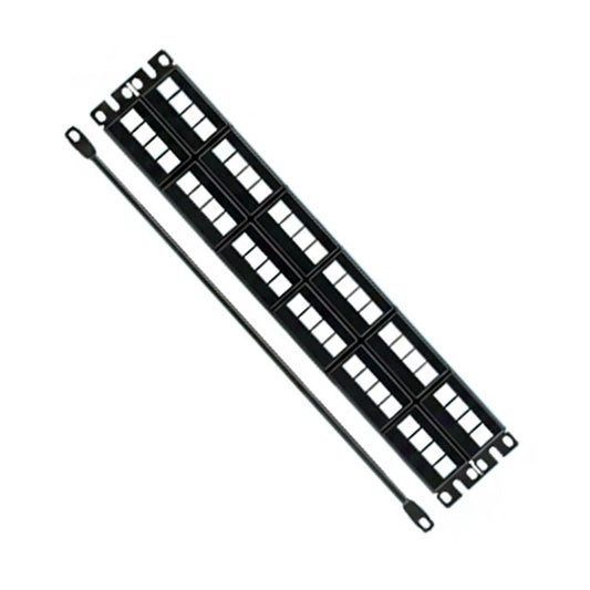 Panduit Corp NKFP48KSRBSY NetKey® Modular Panel, Keystone -