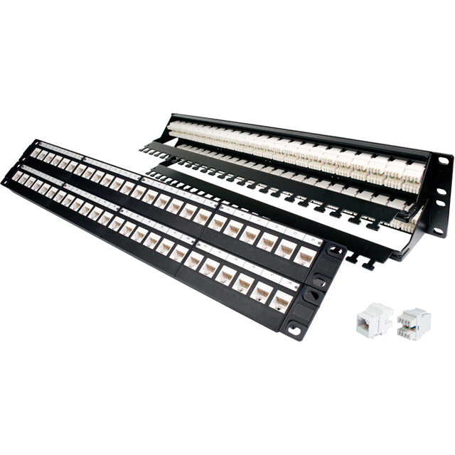 Quest Technology International Inc. NPP-3248 NPP Patch Panel, Cat6A RJ45 Jack