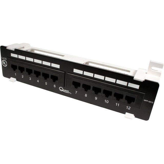 Quest Technology International Inc. NPP-5012 NPP Patch Panel, Cat5e RJ45 Jack