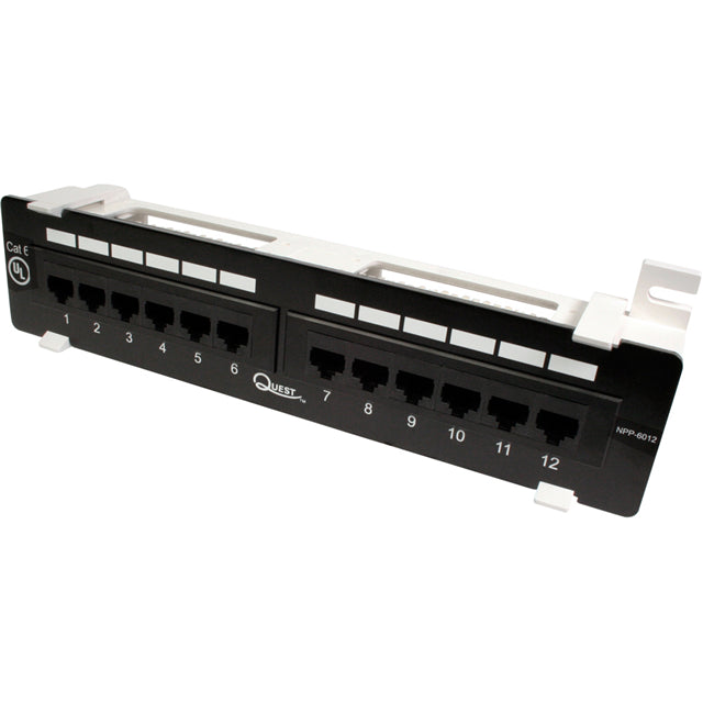 Quest Technology International Inc. NPP-6012 NPP Patch Panel, Cat6 RJ45 Jack