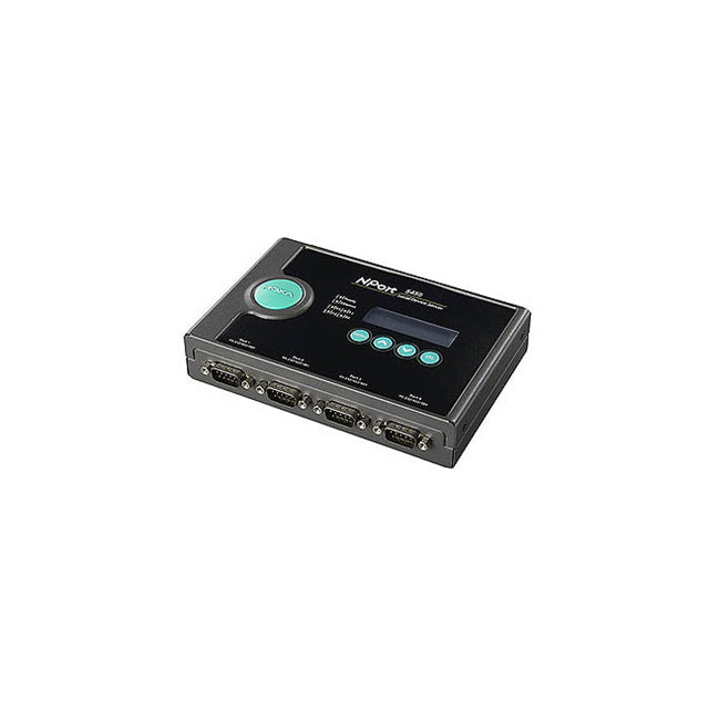 Moxa NPORT 5450 W/ ADAPTER NPort 5400 Serial to Ethernet RS-232/422/485
