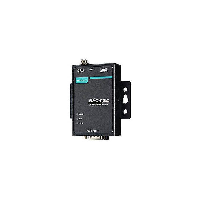 Moxa NPORT 5110A-T Nport 5100A Serial to Ethernet RS-232