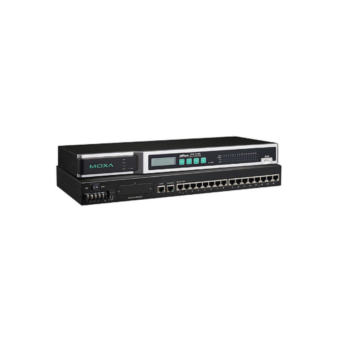 Moxa NPORT 6610-16 NPort 6600 Serial to Ethernet RS-232