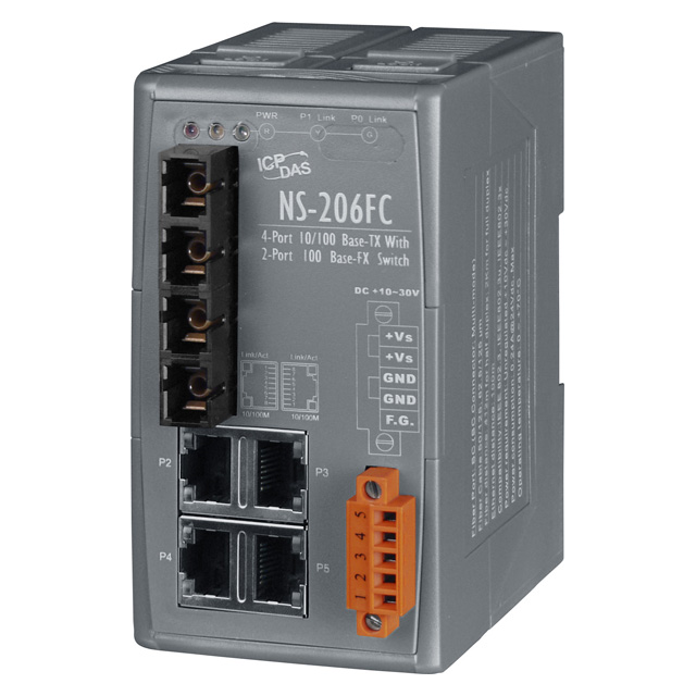 ICP DAS USA INC NS-206FC NS-206F - Fija