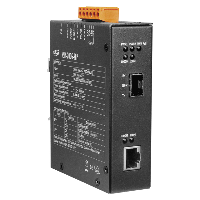 ICP DAS USA INC NSM-200G-SFP - - Fijo + SFP
