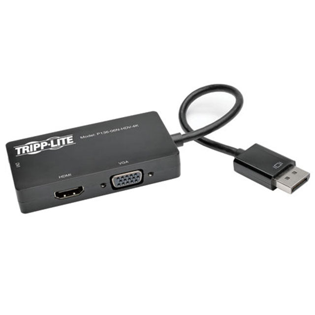 Eaton Tripp Lite P136-06N-HDV-4K - DisplayPort a DVI, HDMI; VGA DisplayPort macho