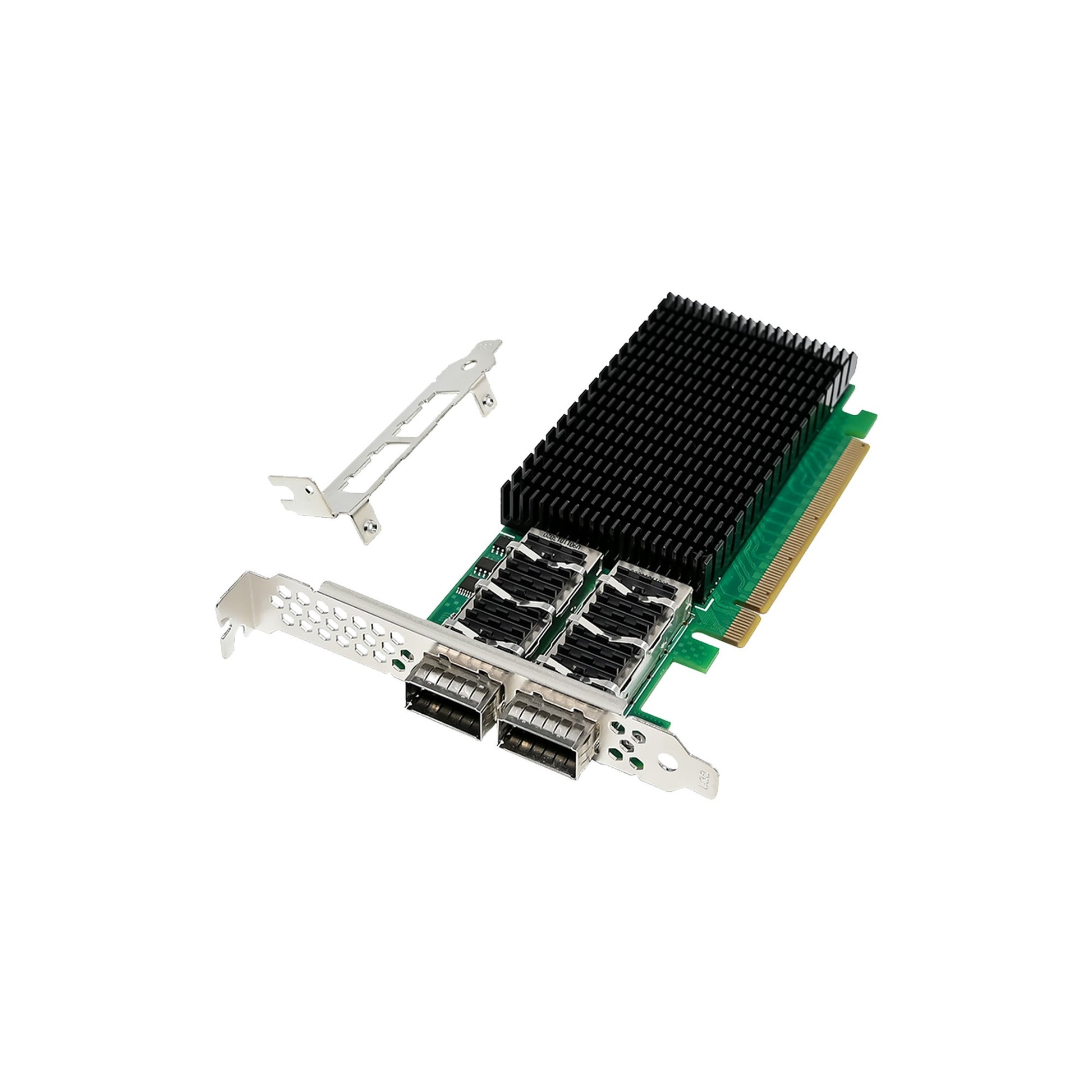 ATGBICS PCIEx16-Q28-2-NVX4-AT - 100/50/40/25/10/1GbE QSFP28 PCI Express