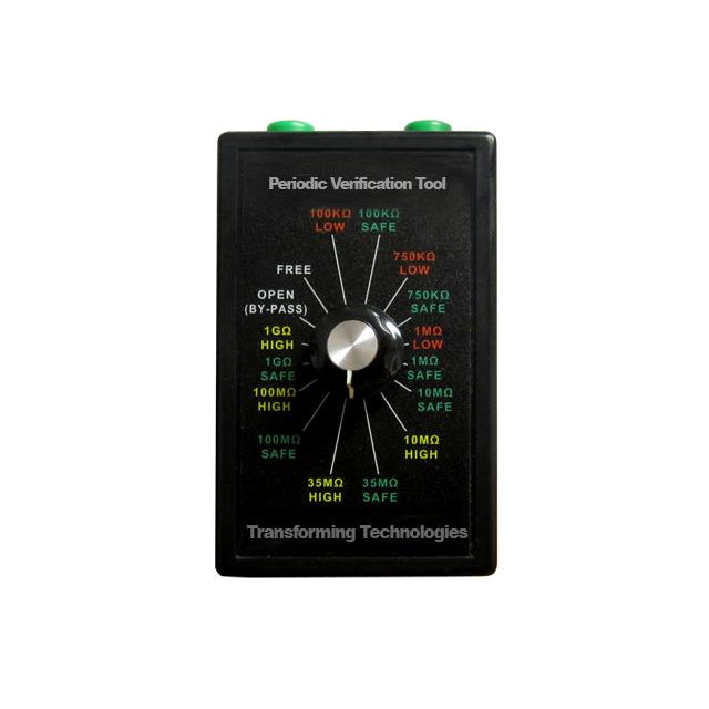Transforming Technologies PDT78PV - Verification Unit Verification of Footwear and Wrist Strap Grounding