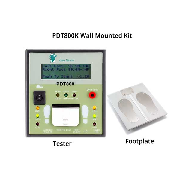 Transforming Technologies PDT800 Ohm Metrics™ PDT800K Footwear, Wrist Strap Tester Verification of Footwear and Wrist Strap Grounding
