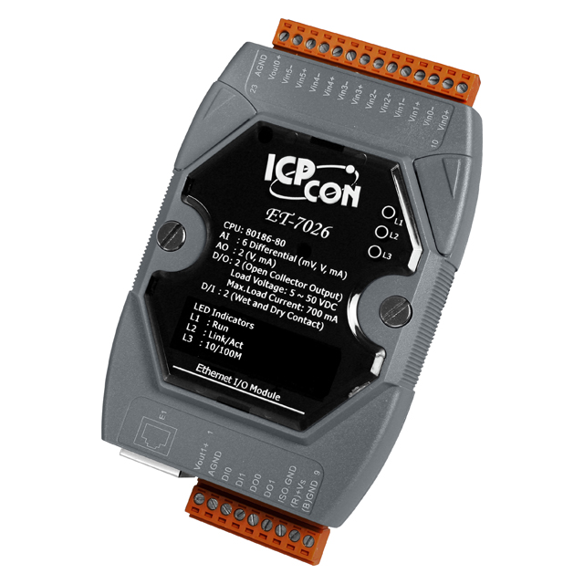 ICP DAS USA INC PET-7026 - Input, Output (I/O) Module -