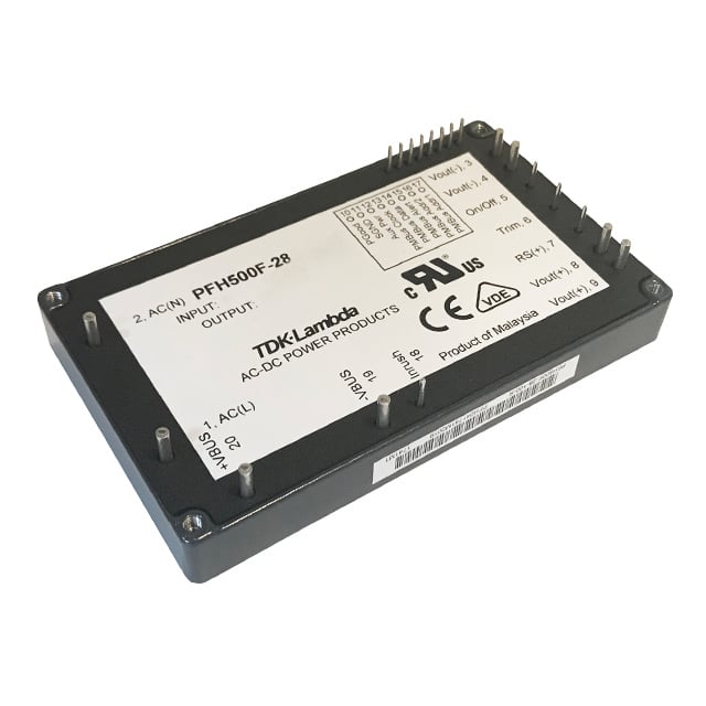 TDK-Lambda PFH500F-28-0D0-R PFH500F (500W) AC/DC CONVERTER 28V 504W