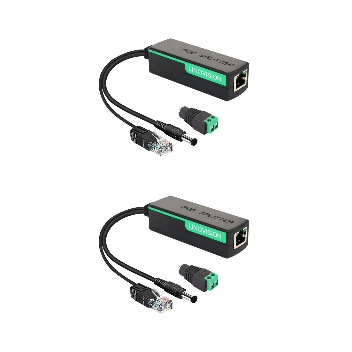 Linovision POE-SP01(2 pack) - Inyector/divisor PoE 44 ~ 57V