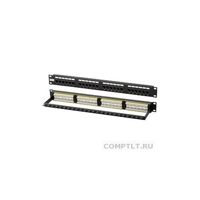 Hyperline PP2-19-24-8P8C-C6-110 - Patch Panel, Cat6 RJ45 Jack