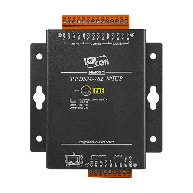 ICP DAS USA INC PPDSM-782-MTCP - Serial to Ethernet RS-232, RS-485