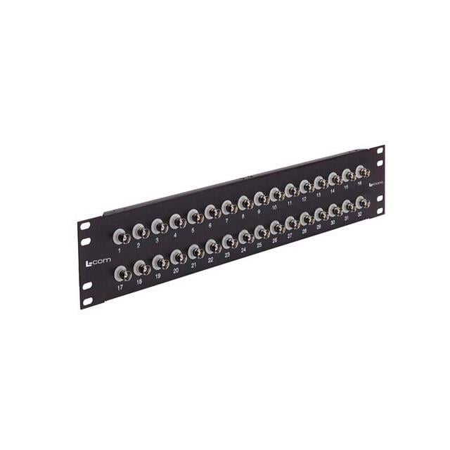 L-com PR35B32BLK PR Patch Panel BNC