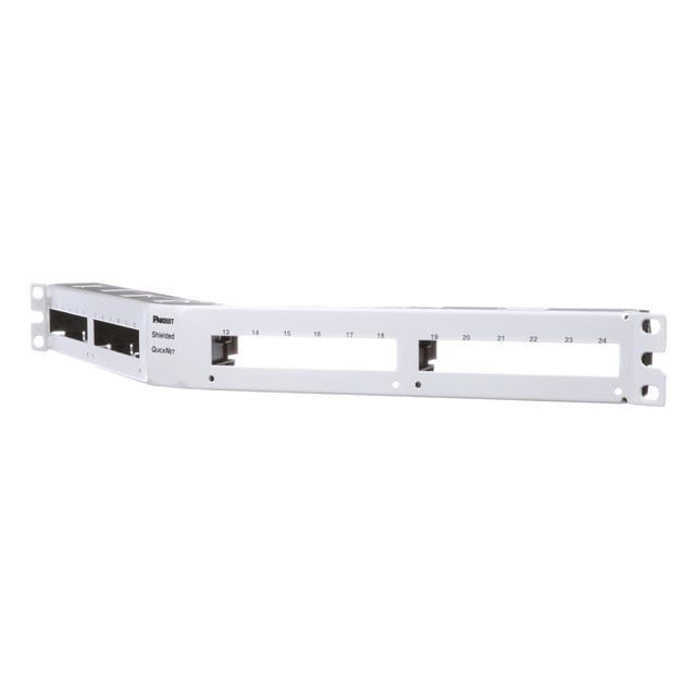 Panduit Corp QASP24WH QuickNet™ Patch Panel, Fiber -