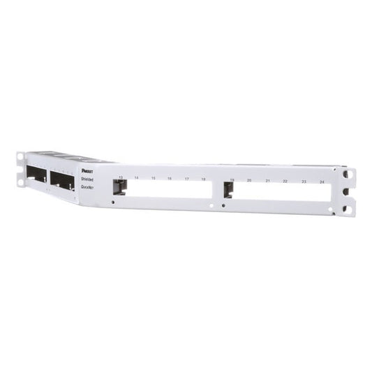 Panduit Corp QASP24WH QuickNet™ Patch Panel, Fiber -