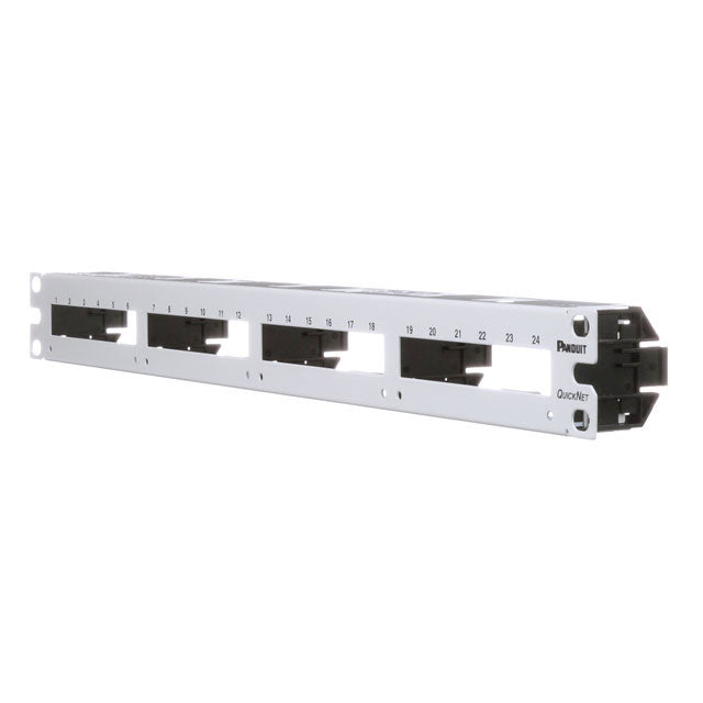 Panduit Corp QPP24WH QuickNet™ Patch Panel, Fiber -