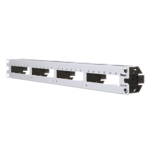 Panduit Corp QPP24WH QuickNet™ Patch Panel, Fiber -