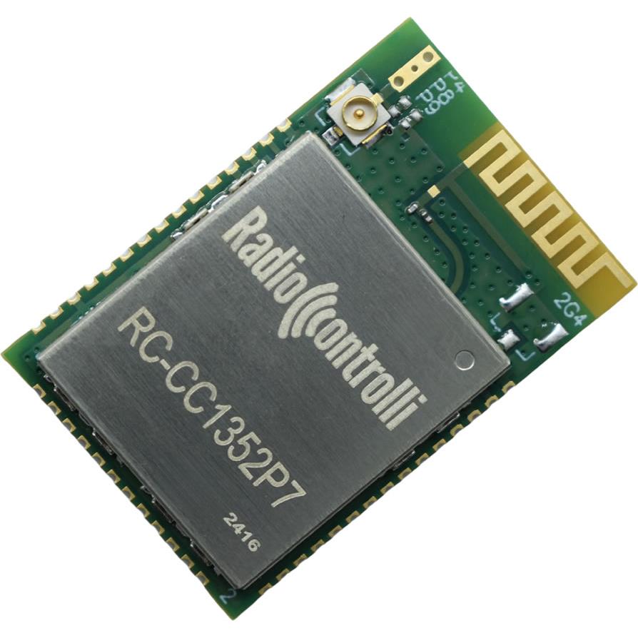 RadioControlli RC-CC1352P7 - 6LoWPAN, BlueTooth v5.0, KNX, roscada, inalámbrica M-Bus, Wi-SUN, ZigBee®