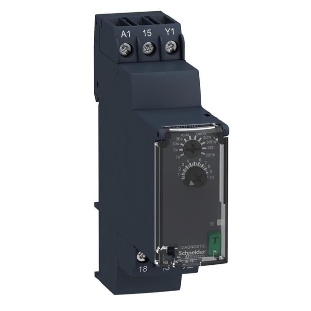 Schneider Electric RE22R1HMR Harmony Riel DIN Relé mecánico 0.05 seg ~ 300 h 8A a 250VCA