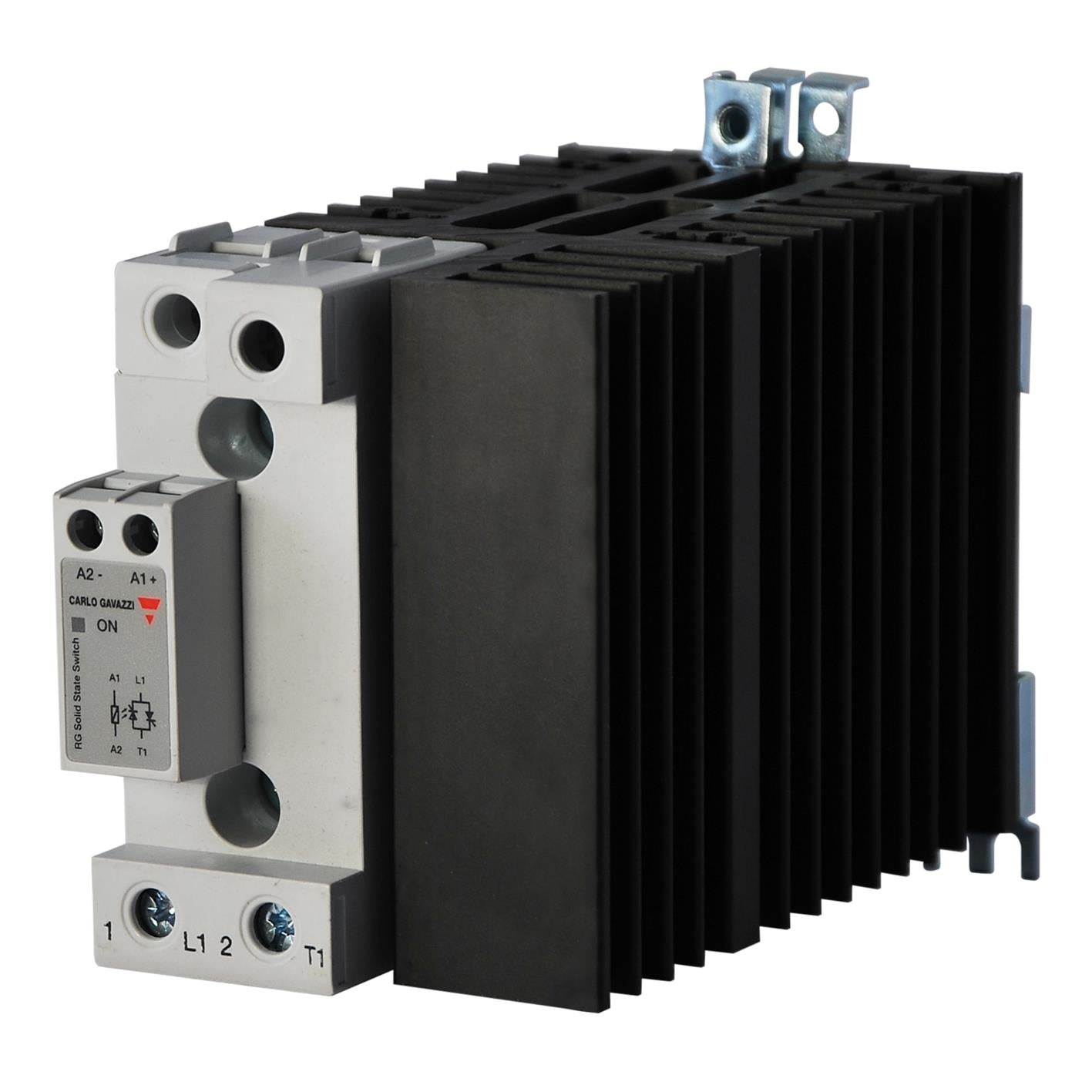 Carlo Gavazzi Inc. RGC1A60D60KGU RGC Montaje de chasis, Riel DIN SPST-NO (Normalmente abierto) (1 Forma A)