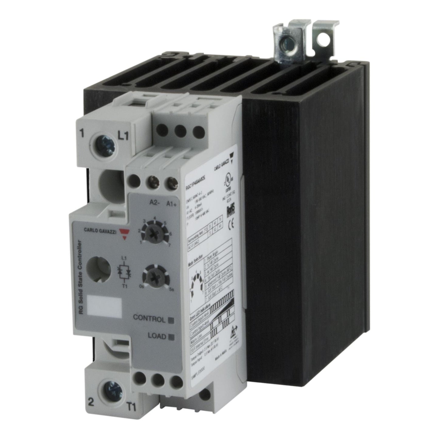 Carlo Gavazzi Inc. RGC1P48AA62E RGC1P Riel DIN SPST-NO (Normalmente abierto) (1 Forma A)